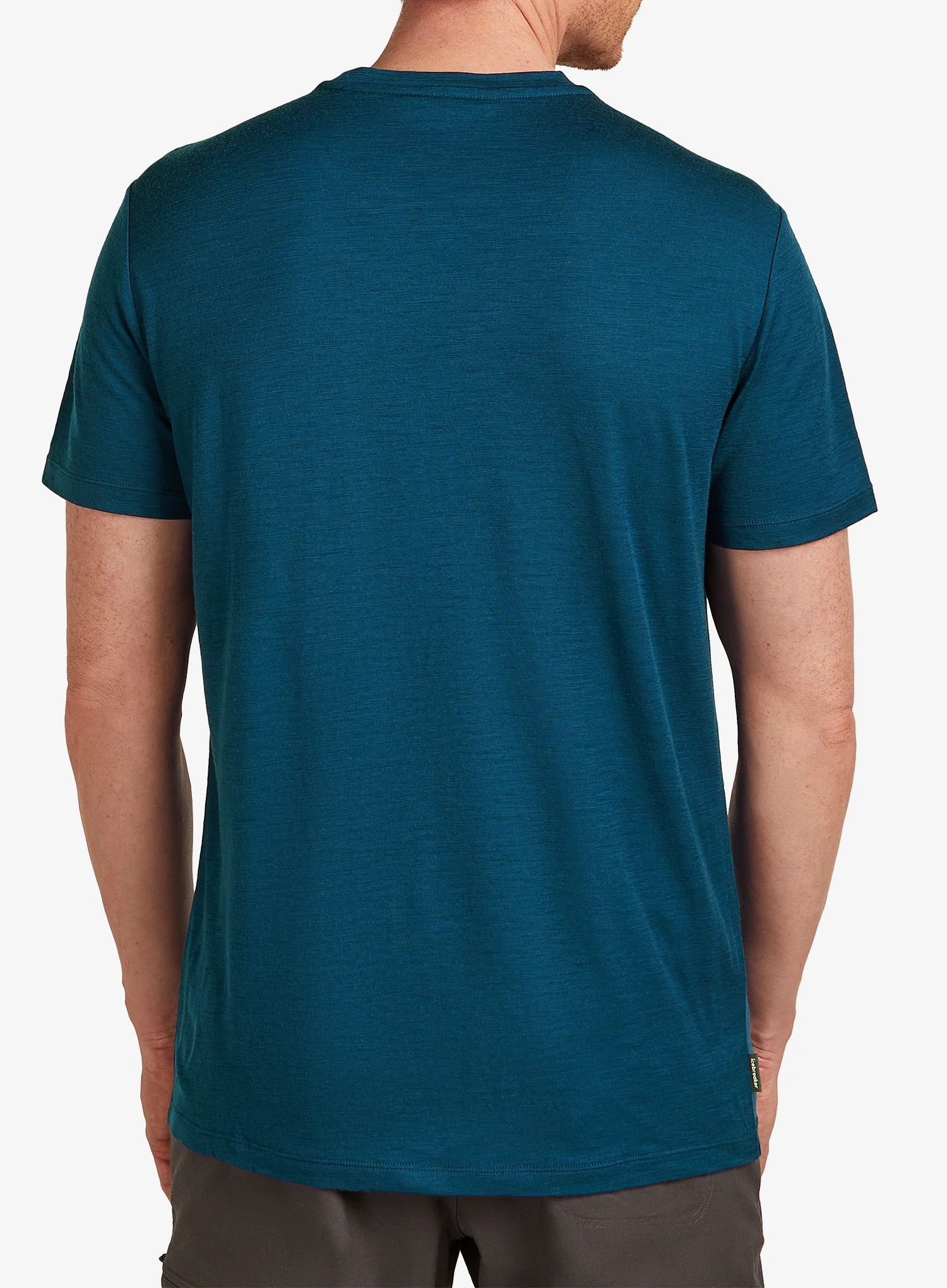 Merino majica Icebreaker Merino 150 Tech Lite SS Tee Ruapehu Round - atlantis