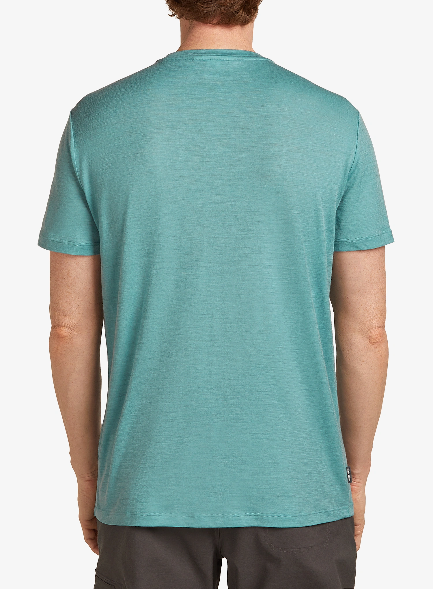 Merino majica Icebreaker Merino 150 Tech Lite SS Tee The Peaks - hydro