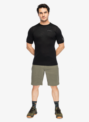 Merino majica Małachowski First Layer Merino - black