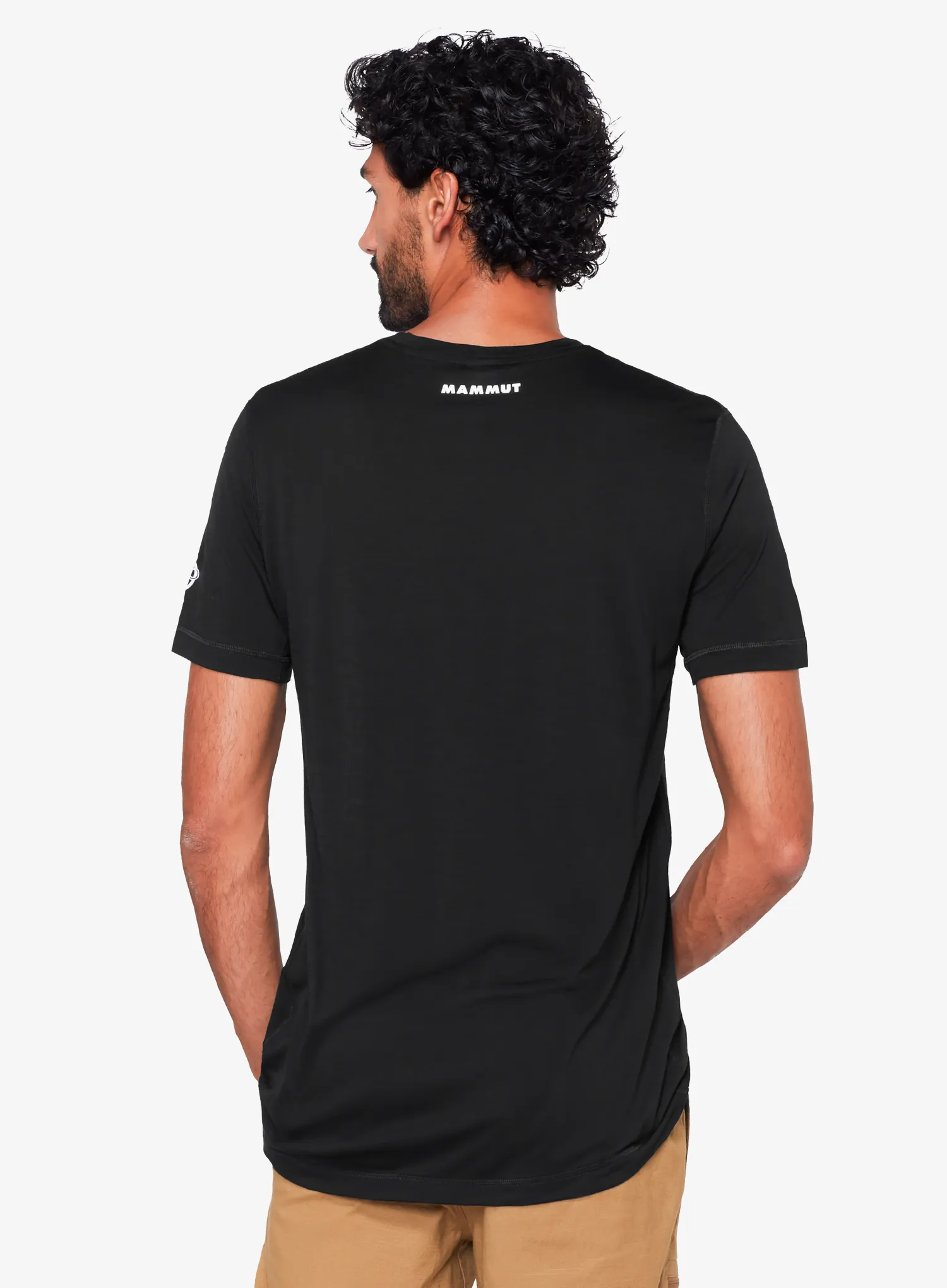 Merino majica Mammut Tree Wool FL T-Shirt - black/black