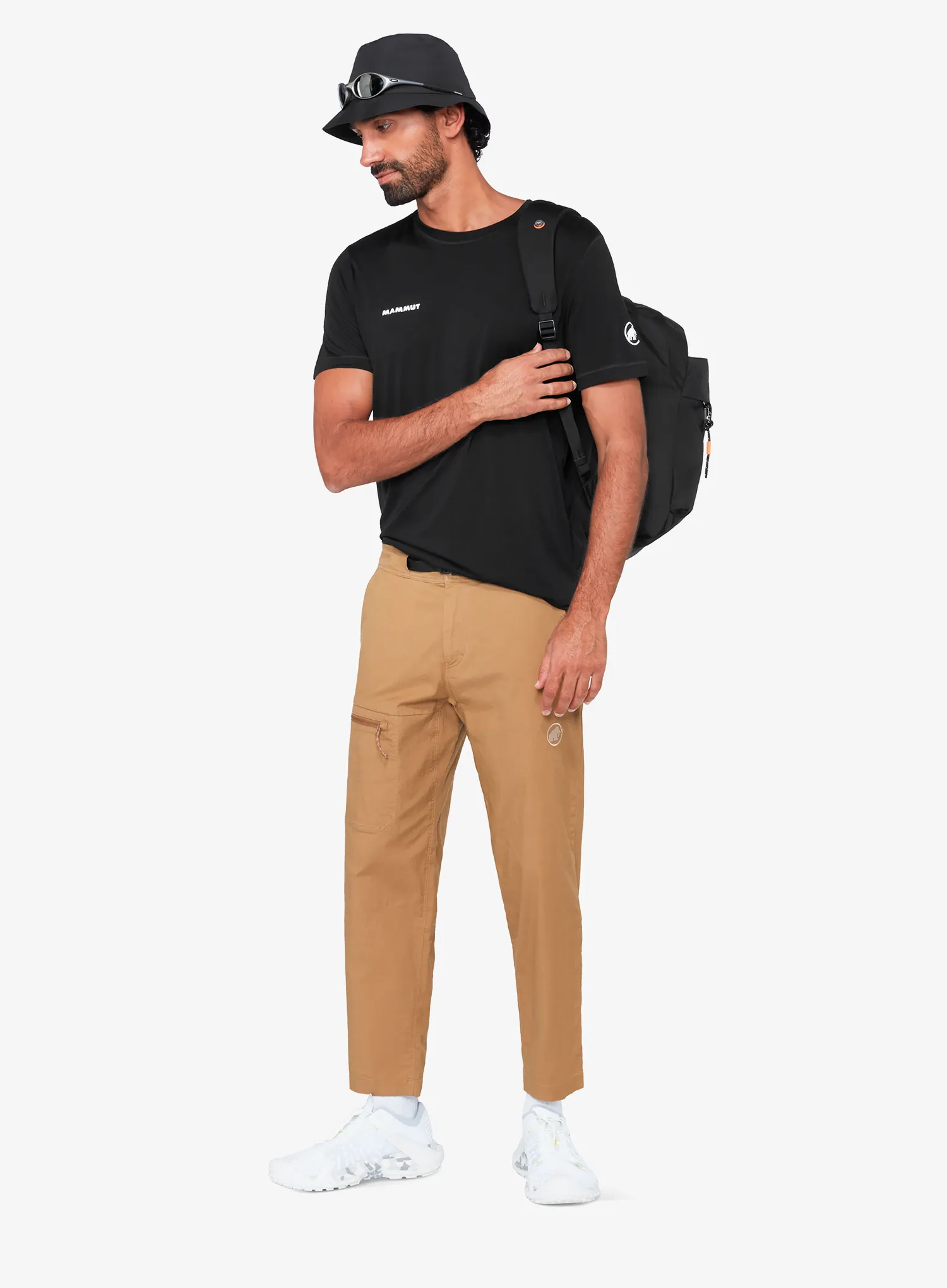 Merino majica Mammut Tree Wool FL T-Shirt - black/black