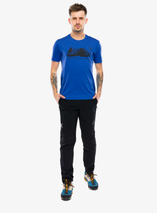 Merino majica Montura Peaks Merino T-Shirt - b.blue