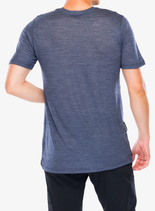 Merino majica Sensor Merino Lite Tee SS - mottled blue