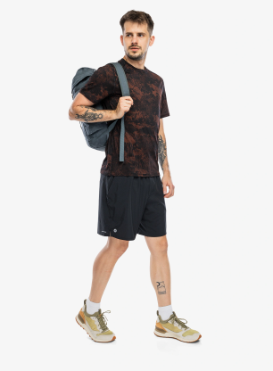 Merino majica Smartwool Merino Short Sleeve Tee Boxed - sable brown mountain