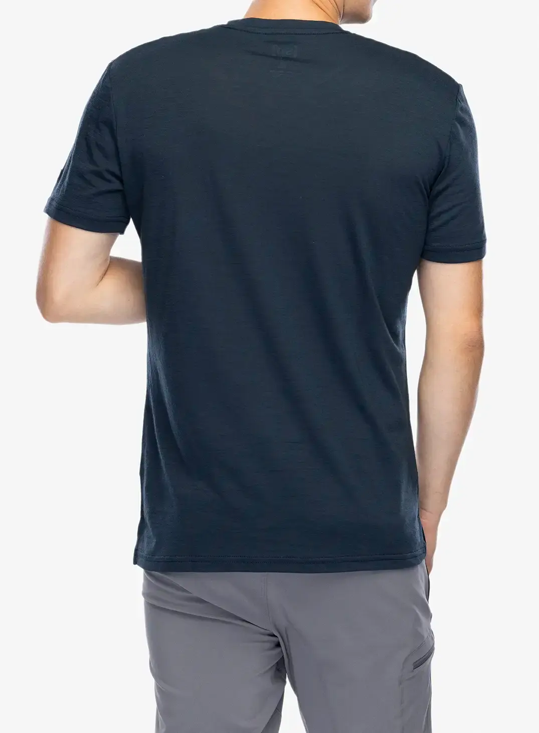 Merino majica Super.natural Carabineri Tee - blueberry/vapor grey