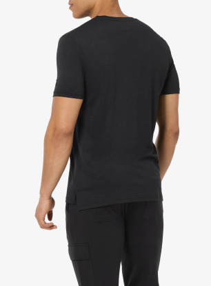 Merino majica Super.natural Go Hiking Tee - jet black/various