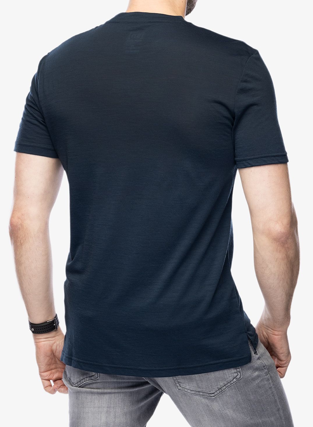 Merino majica Super.natural Landi Tee - blueberry/vapor grey