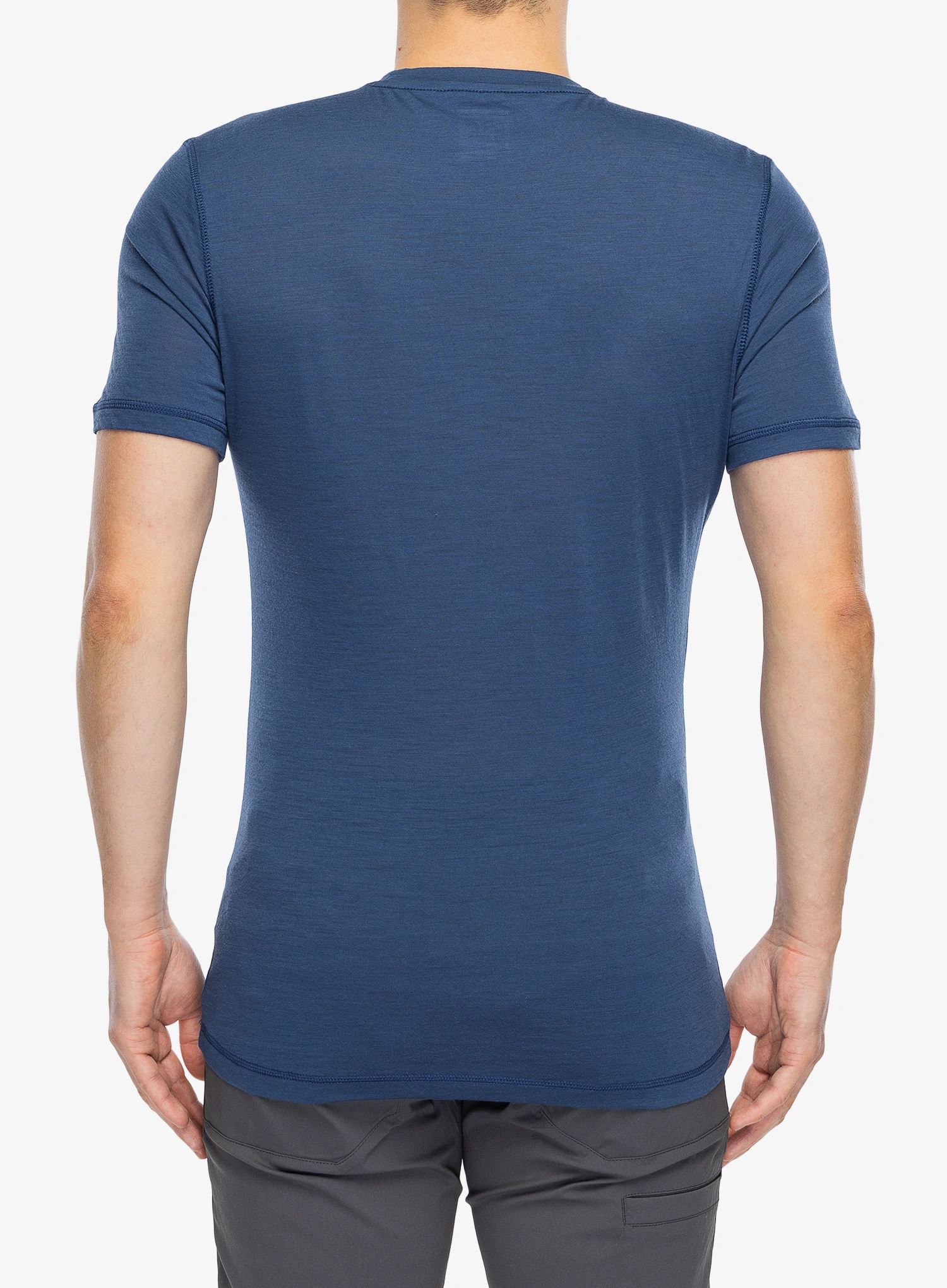 Merino majica Super.natural Sierra140 Tee - ocean blue