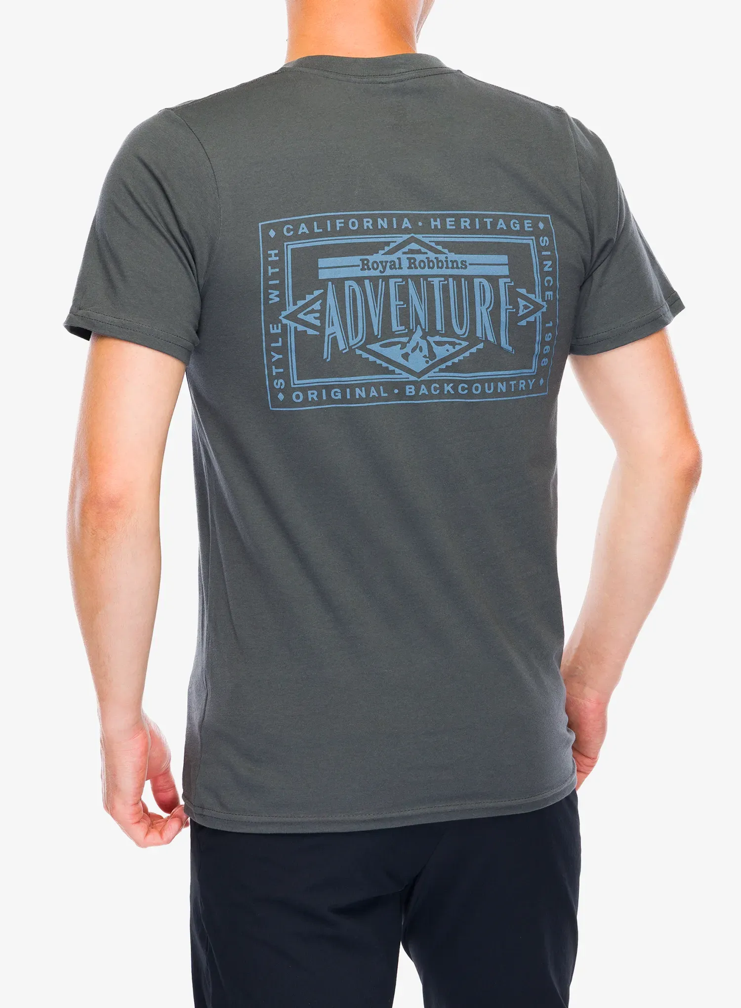 Moška majica Royal Robbins Adventure Tee SS - charcoal