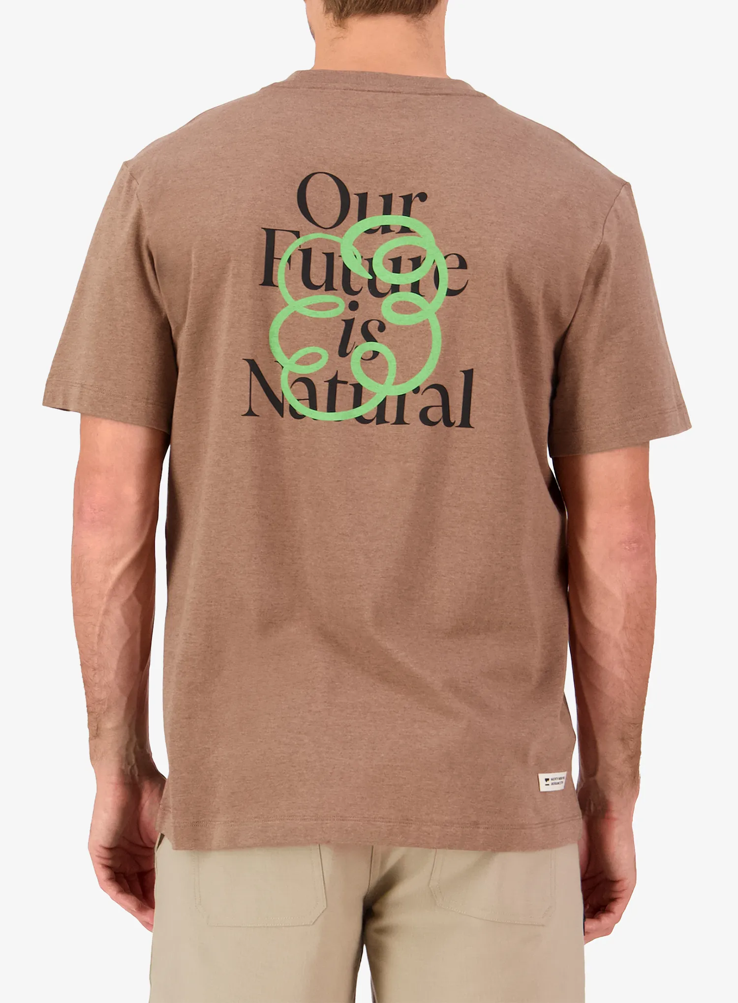 Majica Mons Royale Yonder Merino Organic Cotton T-Shirt - mocha