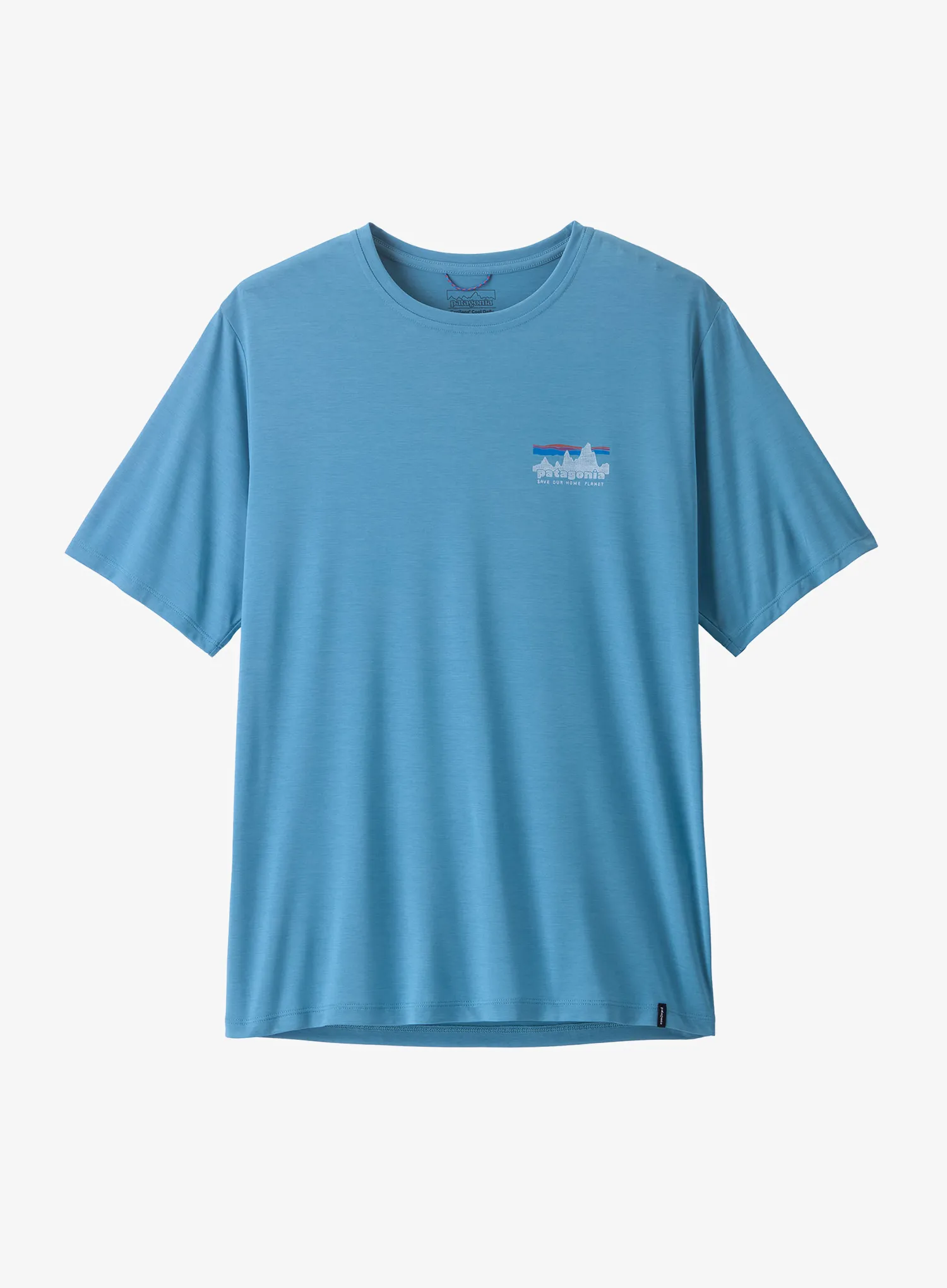 Majica Patagonia Cap Cool Daily Shirt 73 Skyline - shore blue/l.shore blue x-dye