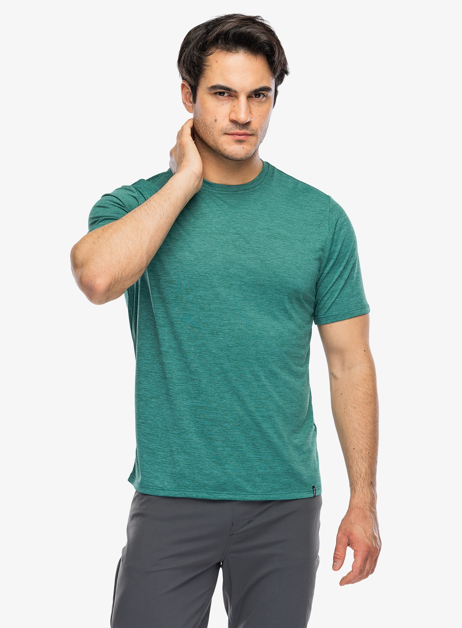 Majica Patagonia Cap Cool Daily Shirt - green/light gem green x-dye