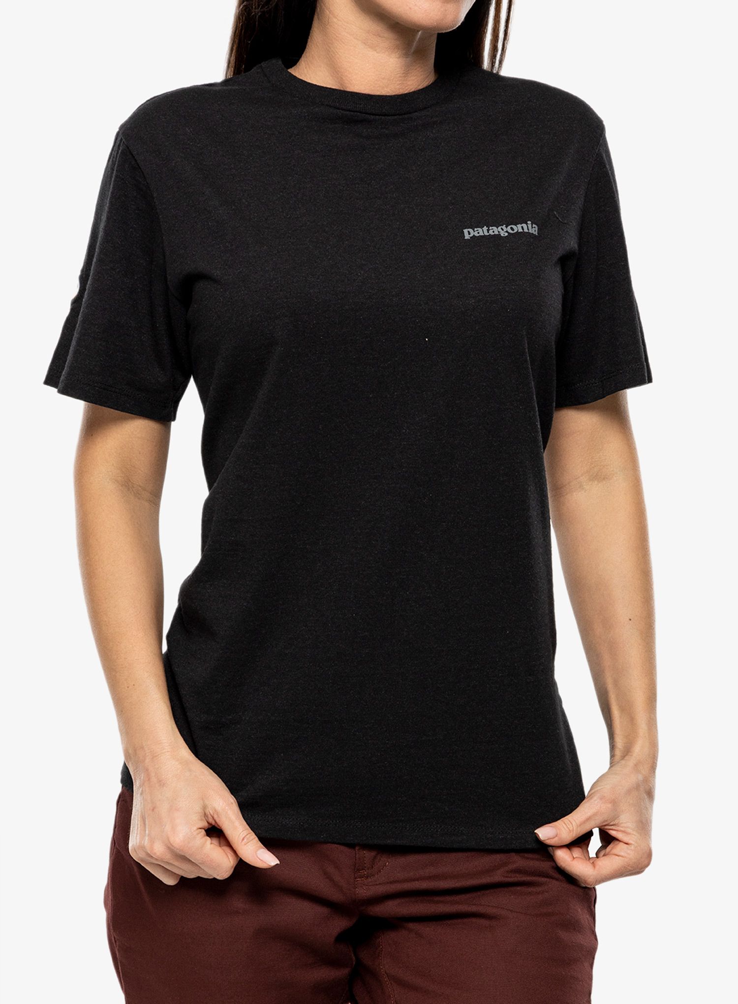 Majica Patagonia Fitz Roy Ivon Responsibili-Tee - ink black
