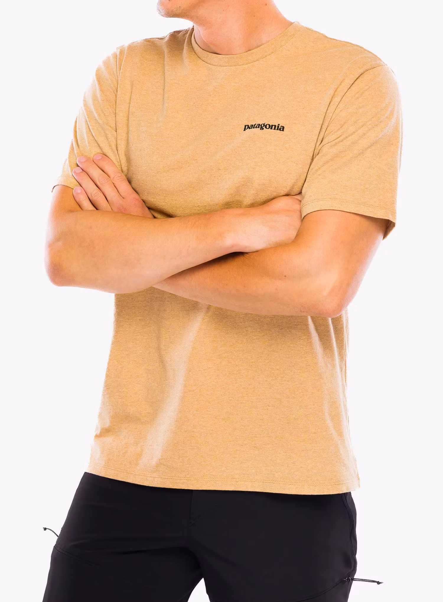 Majica Patagonia P-6 Logo Responsibili-Tee - talon gold