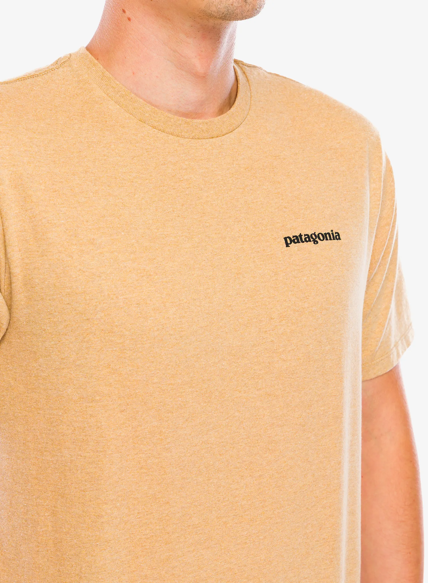 Majica Patagonia P-6 Logo Responsibili-Tee - talon gold