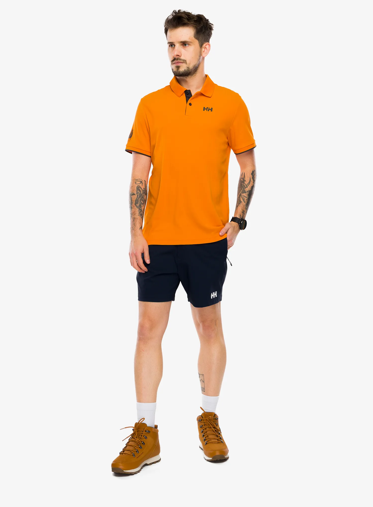 Polo majica Helly Hansen Ocean Polo 2.0 - ignite orange