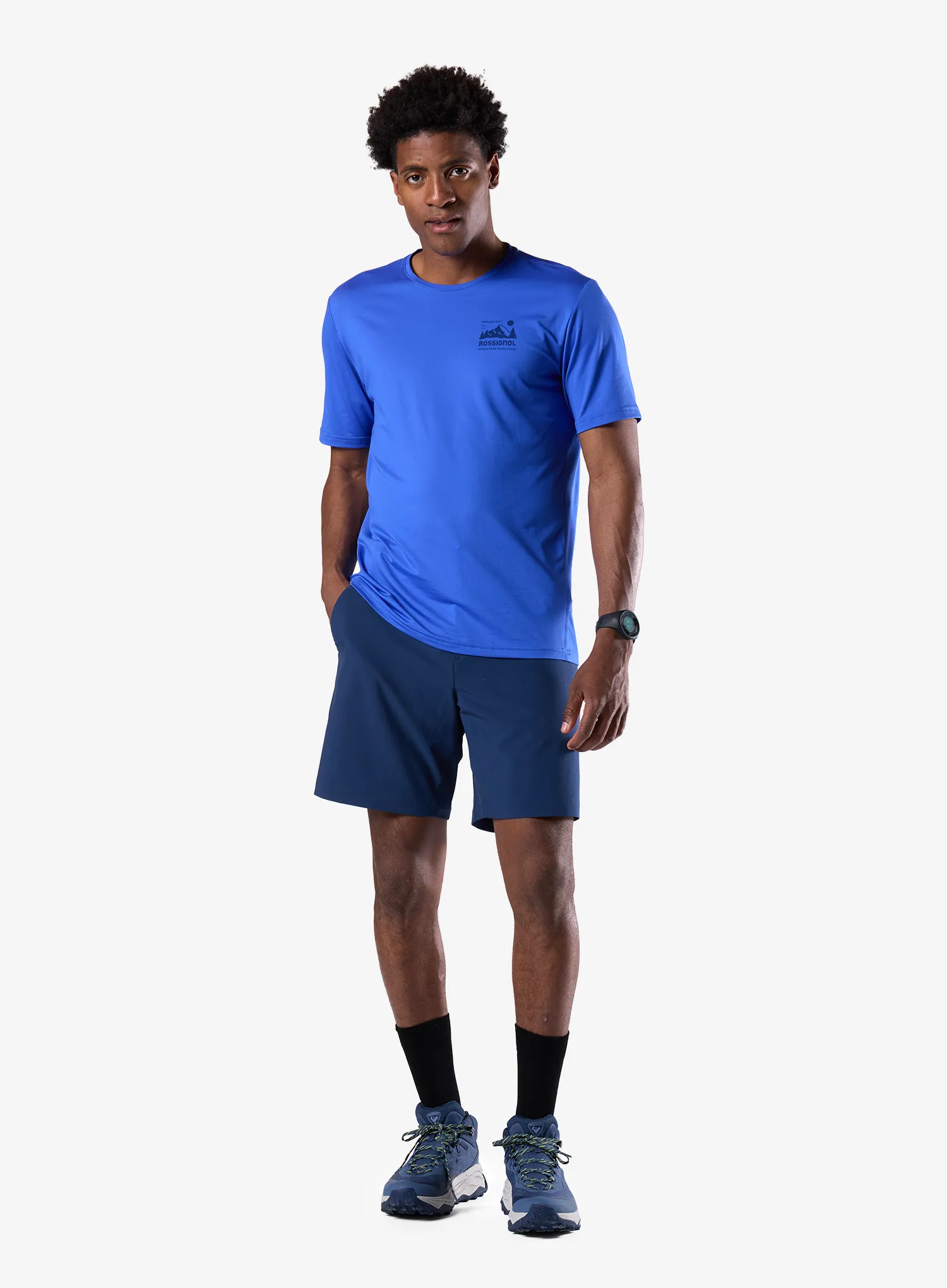 Majica Rossignol Graphic Active Tee - dazzle blue