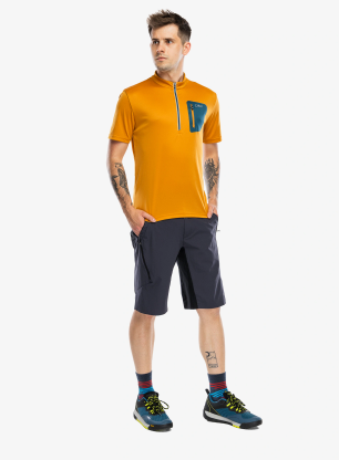 Kolesarska majica CMP Clutch T-Shirt Freebike - curcuma
