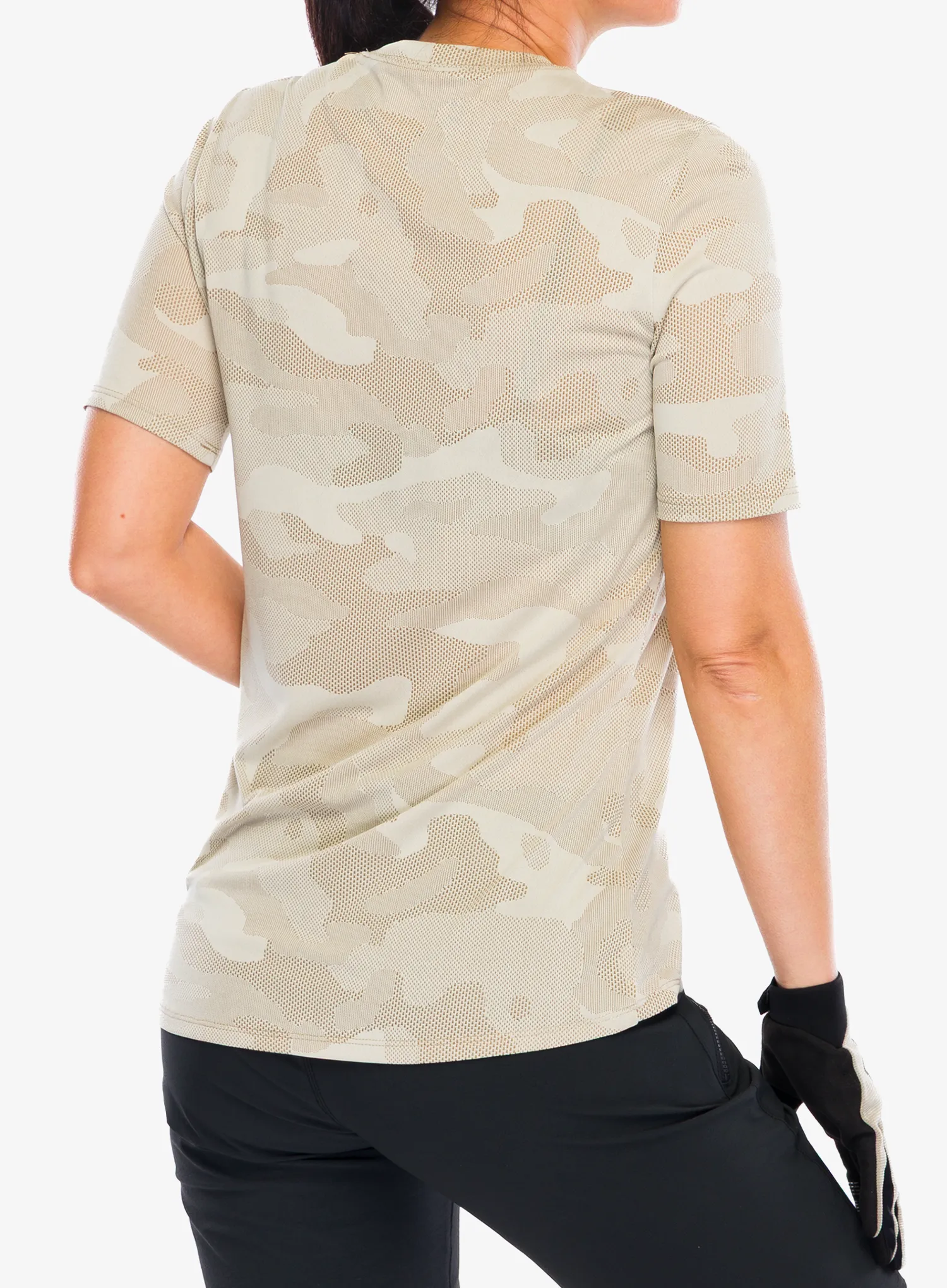 Ženska kolesarska majica Fox Ranger Tru Dri SS Jersey - cream