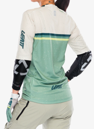 Ženska kolesarska majica Leatt Jersey MTB Enduro 3.0 - pistachio/pistachio