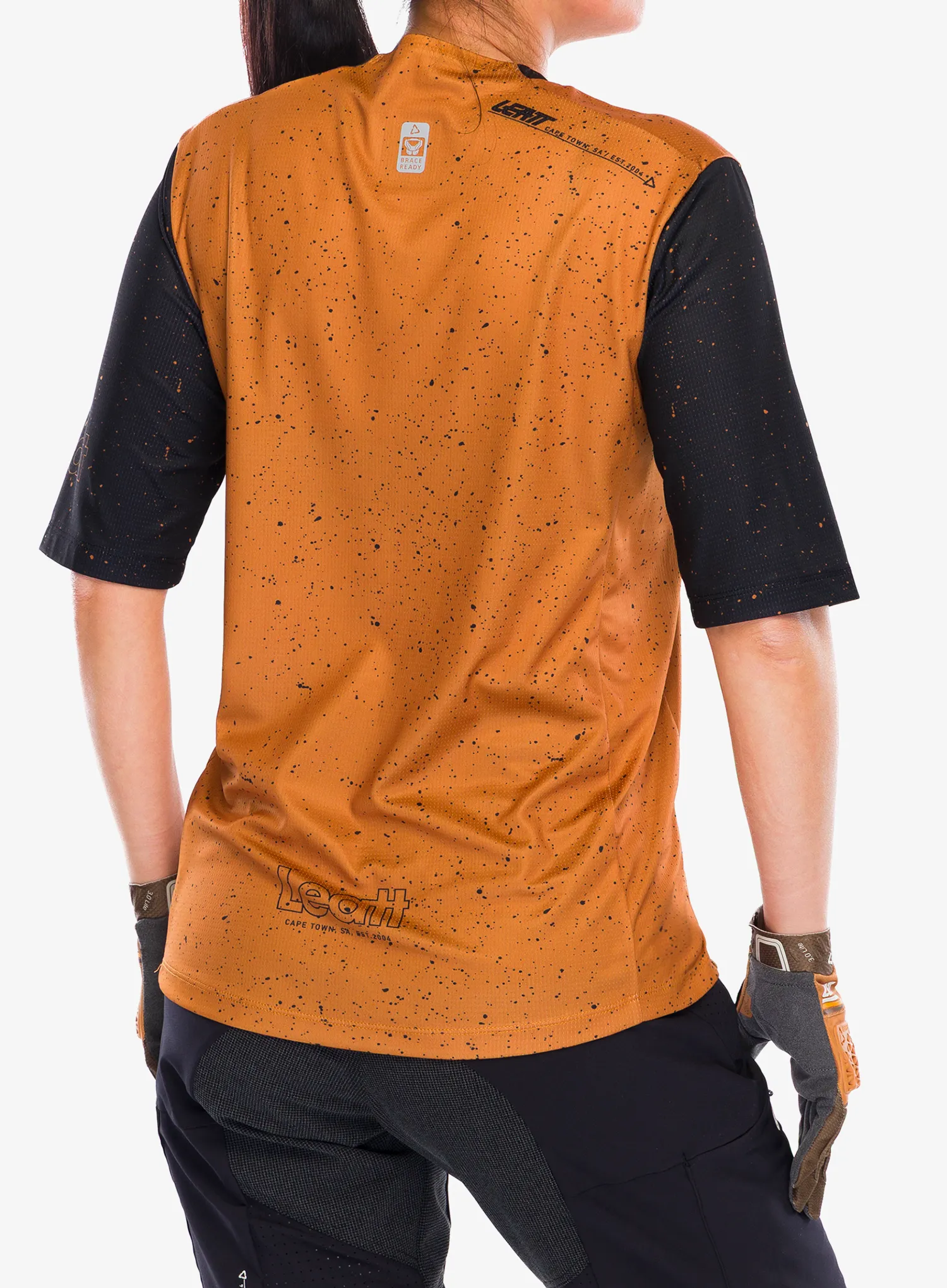 Ženska kolesarska majica Leatt Jersey MTB Enduro 3.0 - rust/rust