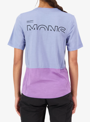 Ženska kolesarska majica Mons Royale Tarn Merino T-Shirt - skyline/bloom