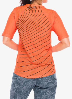Ženska kolesarska majica Oakley Factory Pilot RC S/S Jersey - soft orange
