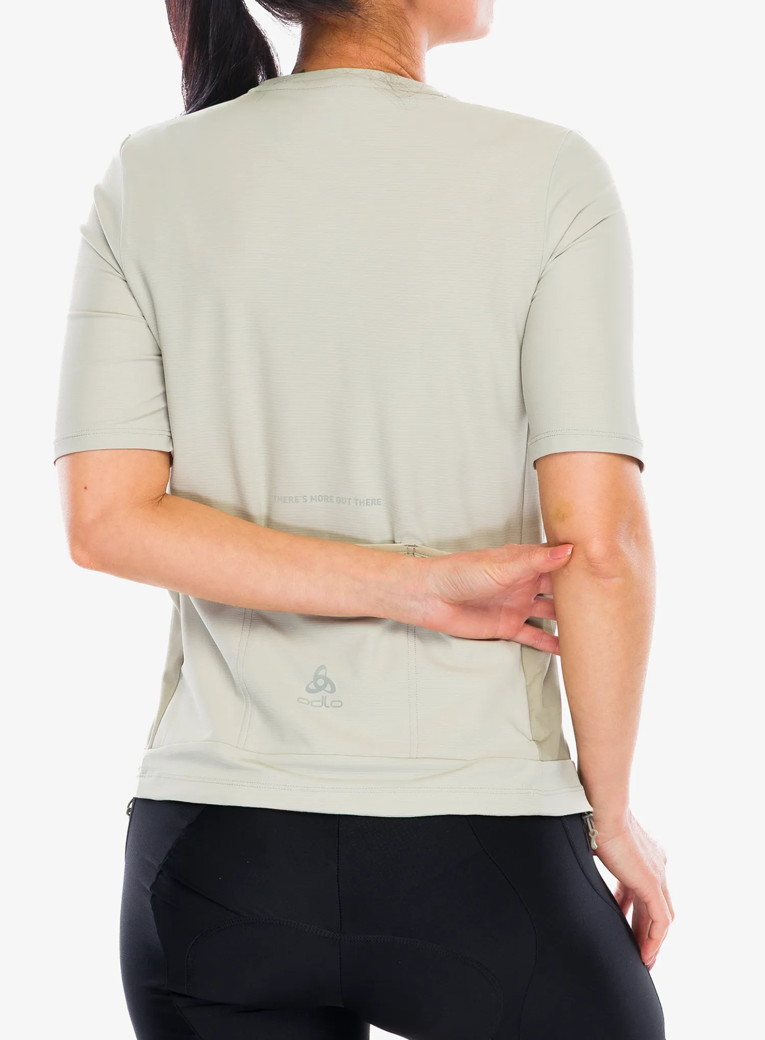 Ženska kolesarska majica Odlo Explorer Cargo T-Shirt Crew Neck S/S - agate gray