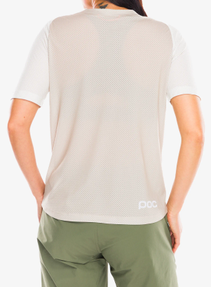 Ženska kolesarska majica POC Motion Air S/S Jersey - okenite off white