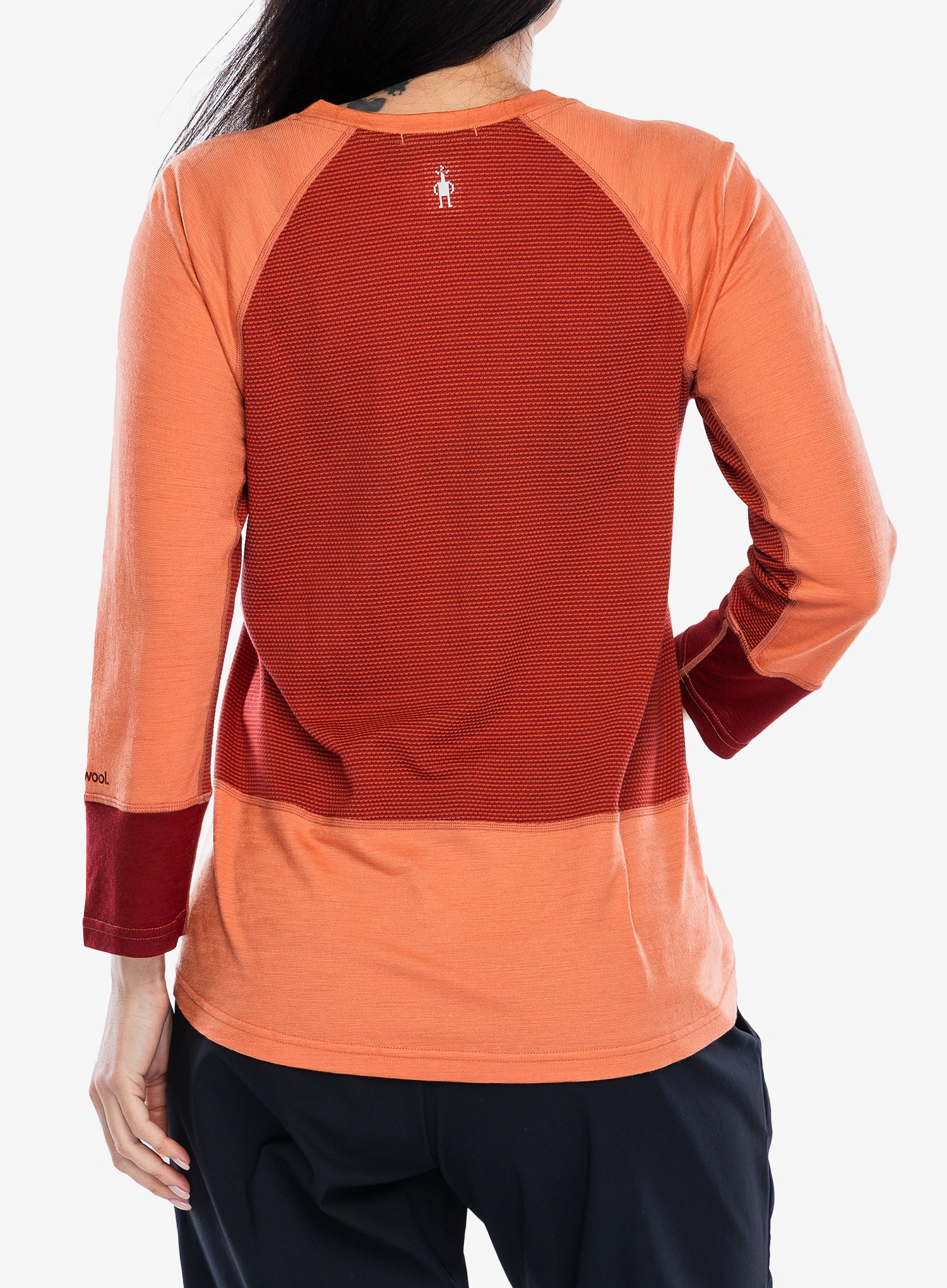 Ženska kolesarska majica Smartwool Mountain Bike 3/4 Sleeve Jersey - terracotta