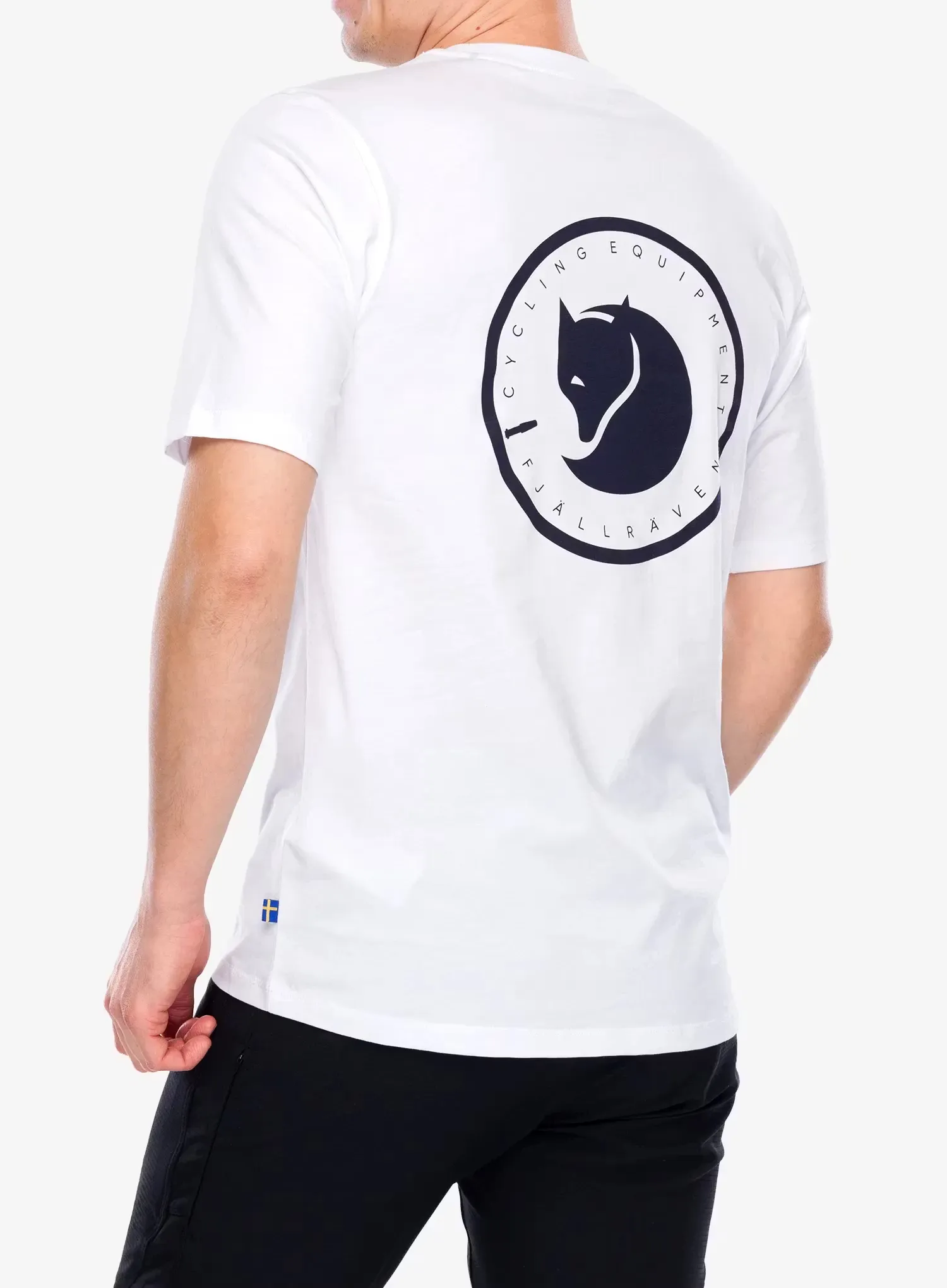 Kolesarska majica Fjallraven Hoja T-shirt - white/white