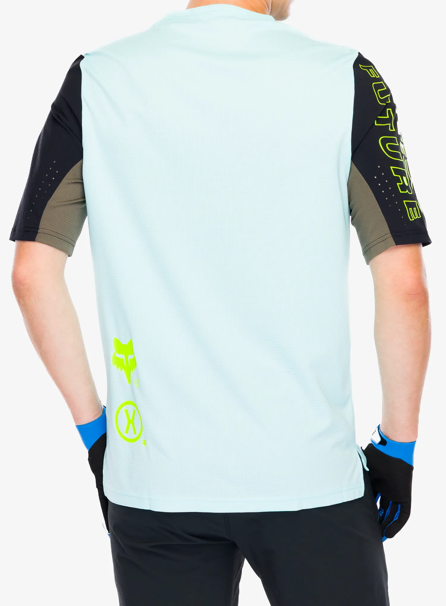 Kolesarska majica Fox Defend SS Jersey Elevated - light blue