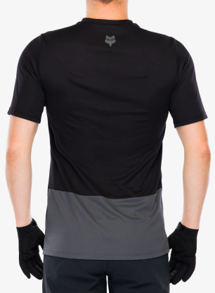 Kolesarska majica Fox Ranger SS Jersey Wordmark - black