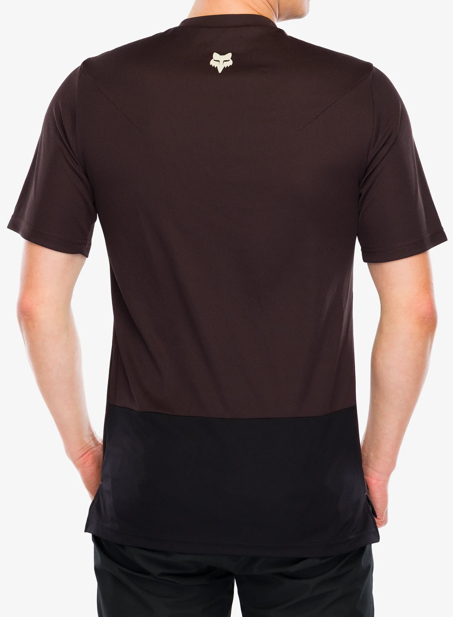 Kolesarska majica Fox Ranger SS Jersey Wordmark - cocoa