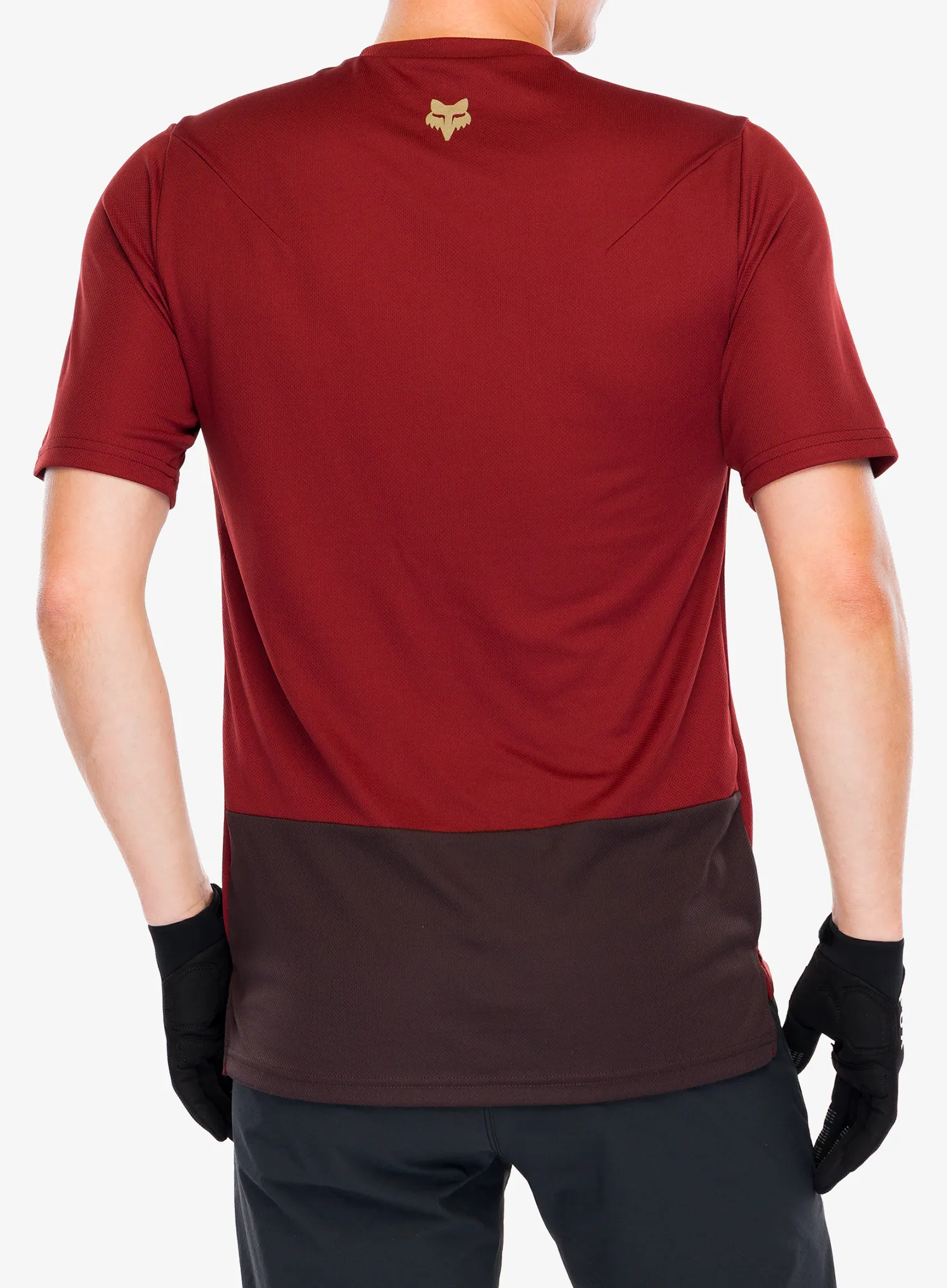Kolesarska majica Fox Ranger SS Jersey Wordmark - rust