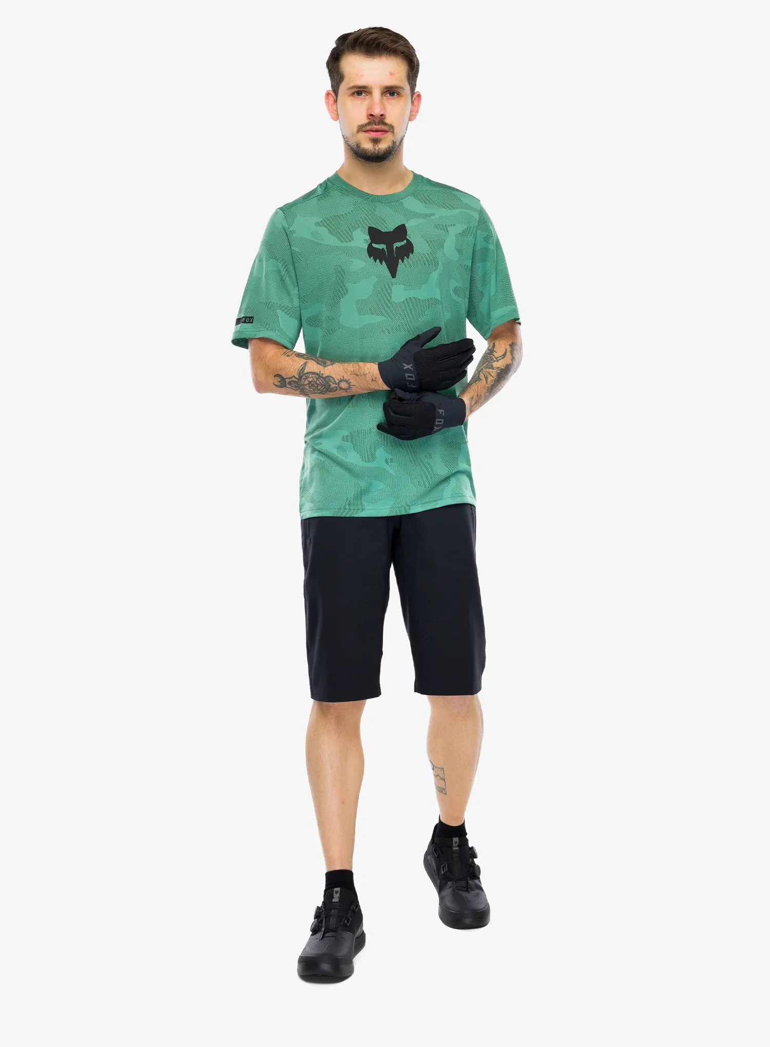 Kolesarska majica Fox Ranger Tru Dri SS Jersey - pine