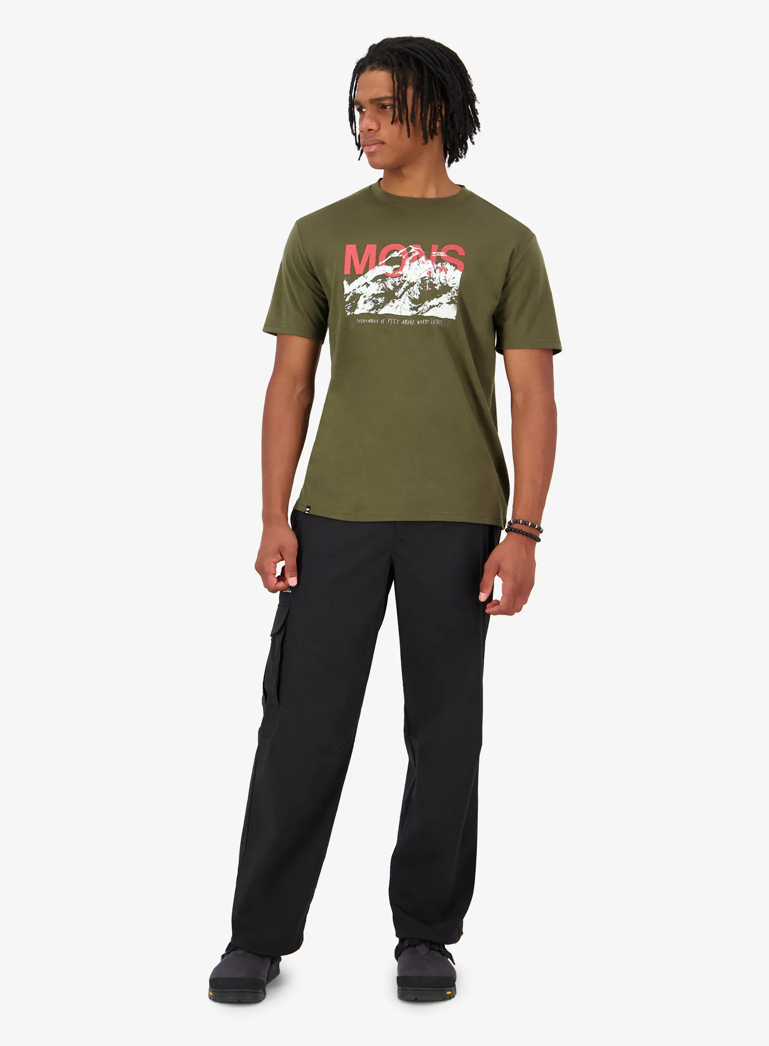Kolesarska majica Mons Royale Icon Merino T-Shirt - dark olive