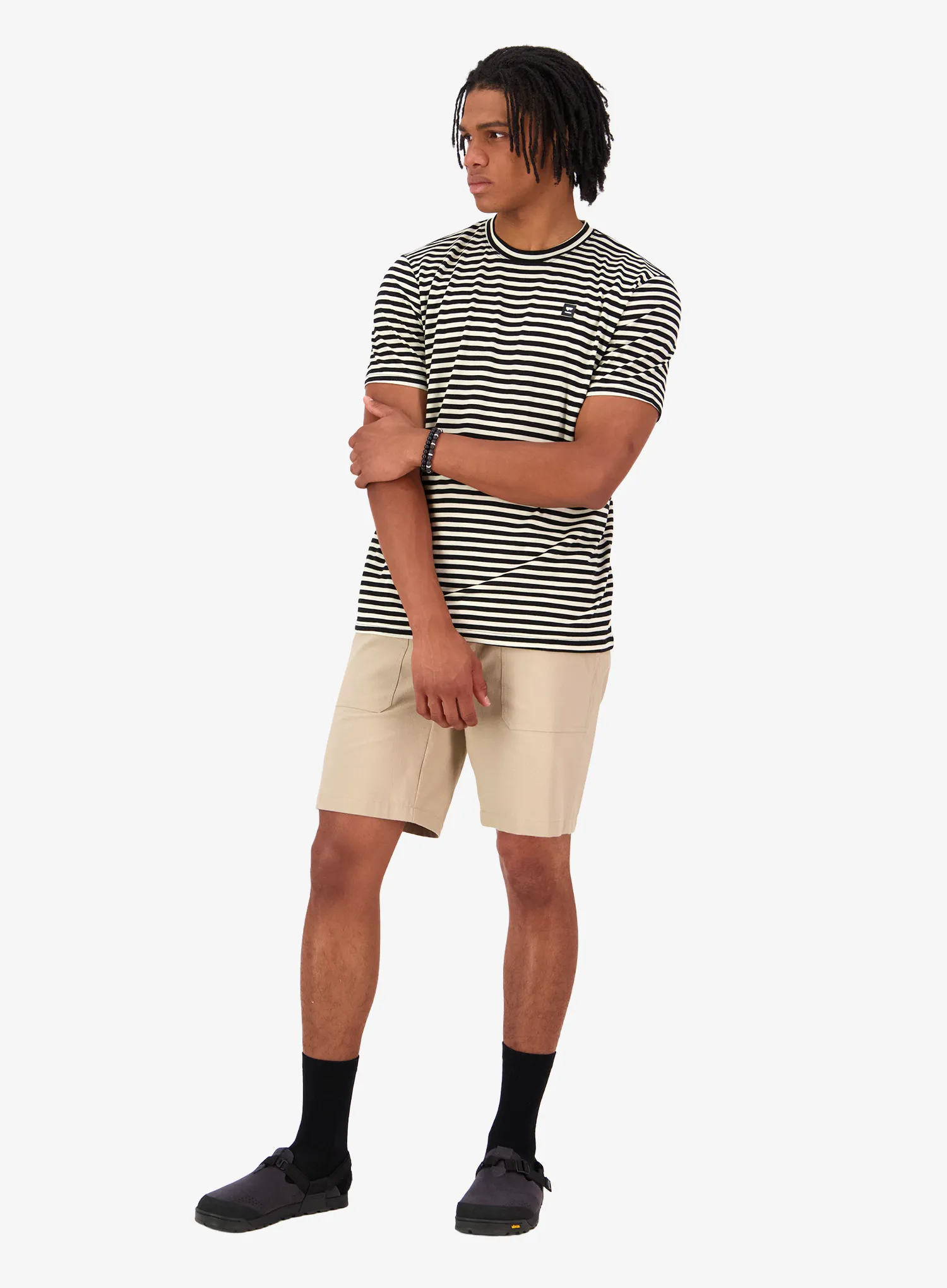 Kolesarska majica Mons Royale Icon Merino T-Shirt - mr stripe