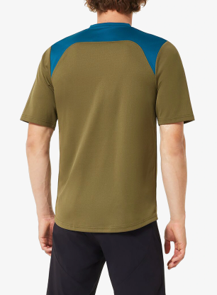 Kolesarska majica Oakley Free Ride SS Jersey - army green/new balsam