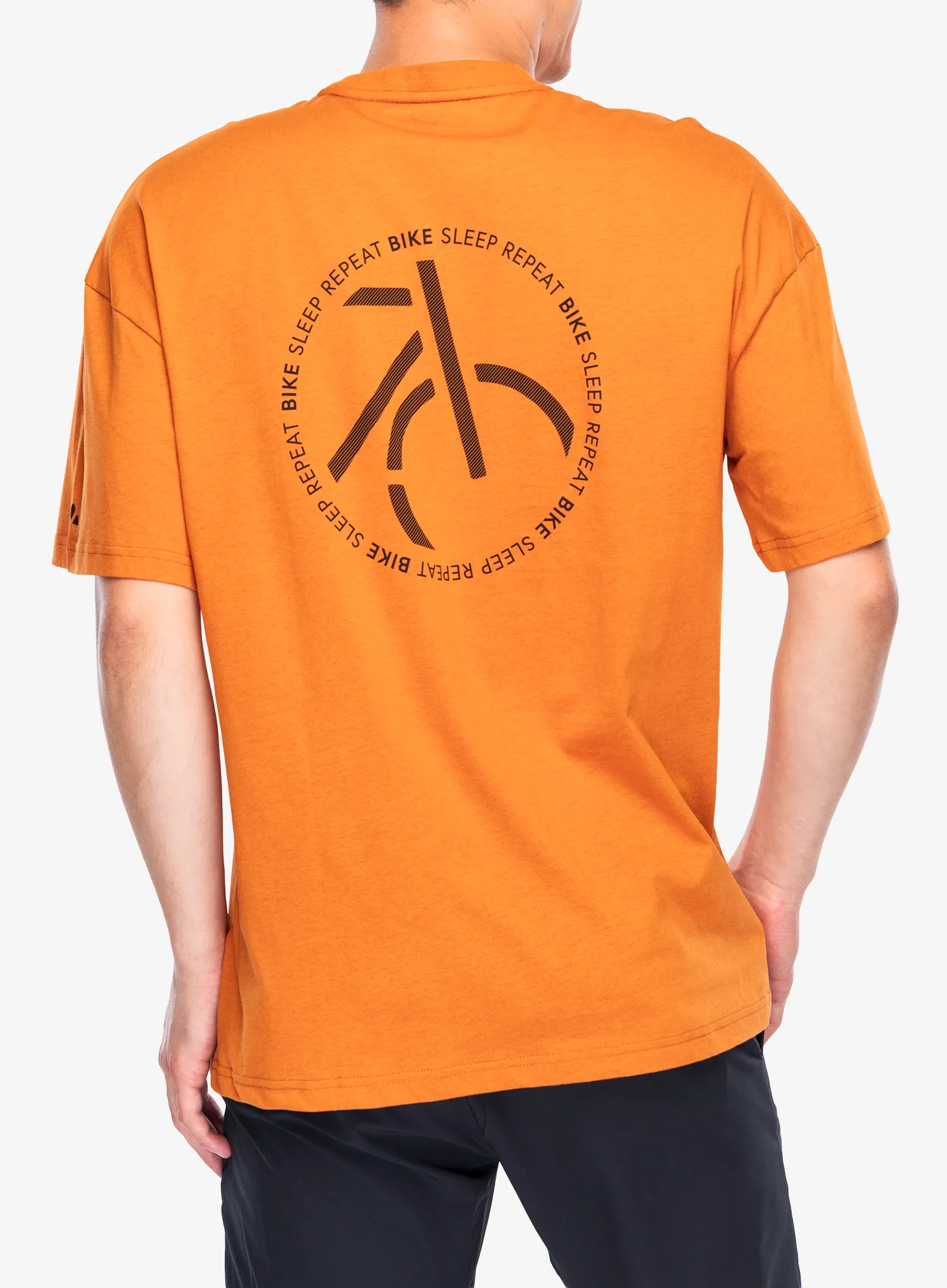 Kolesarska majica Vaude Cyclist Casual Shirt - kumquat