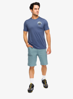 Majica Smartwool Lunar Bear Active Short Sleeve Graphic Tee - nightfall blue