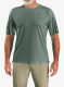 Športna majica Carhartt Force Sun Defender Relaxed Logo T-Shirt - green slate heather