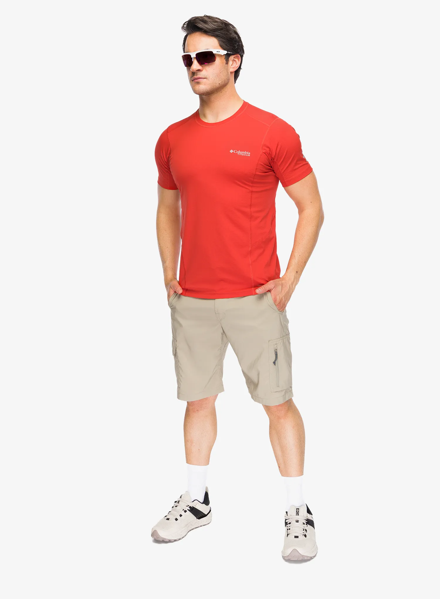 Športna majica Columbia Diamond Peak Pro Short Sleeve - super sonic