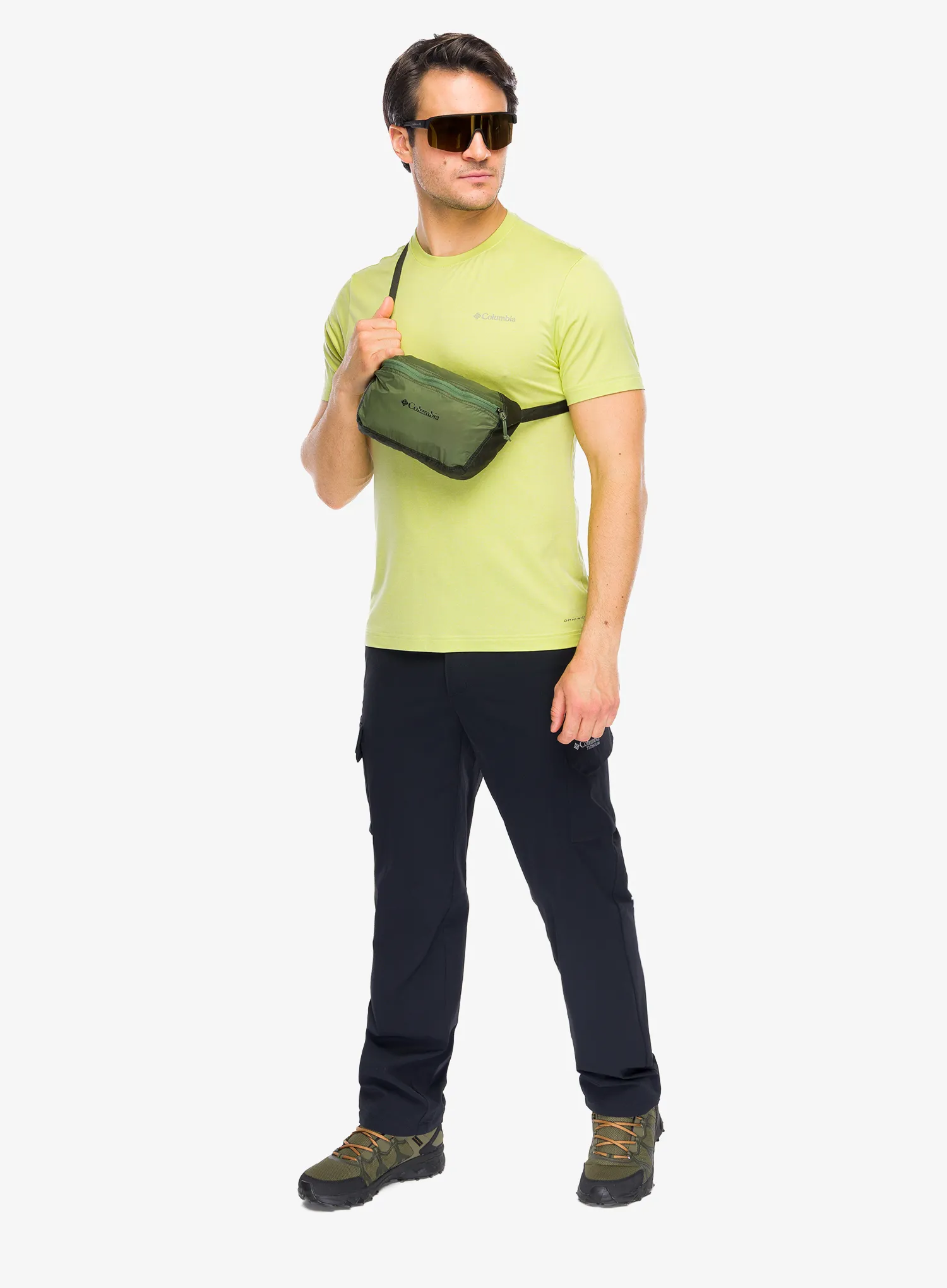 Športna majica Columbia Parsons Point S/S Back Graphic Tee - c.haze heather/splatter gem