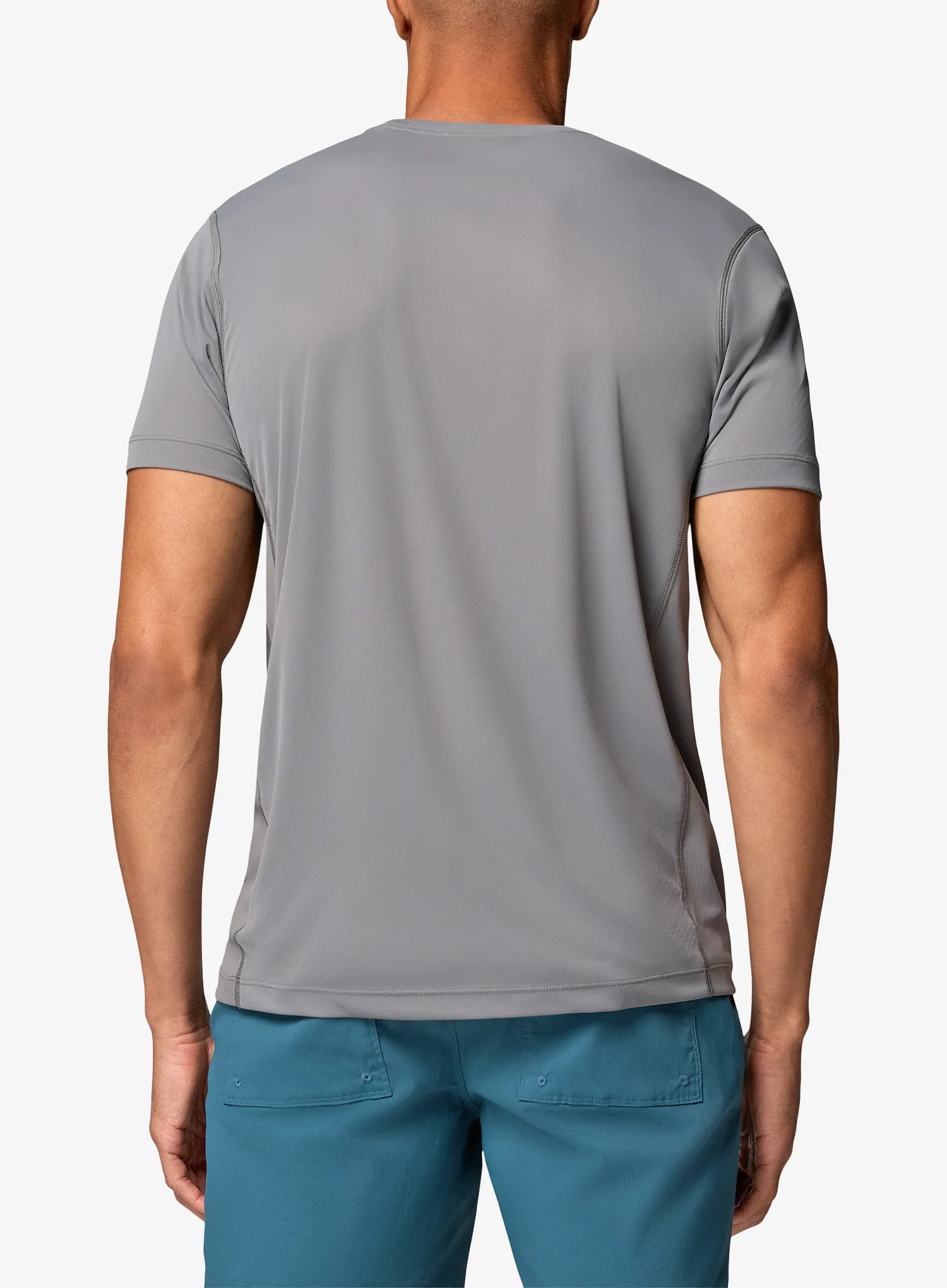 Športna majica Columbia Zero Rules Light S/S Crew - city grey