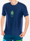 Športna majica Crazy Shirt Logo - zenith/blue