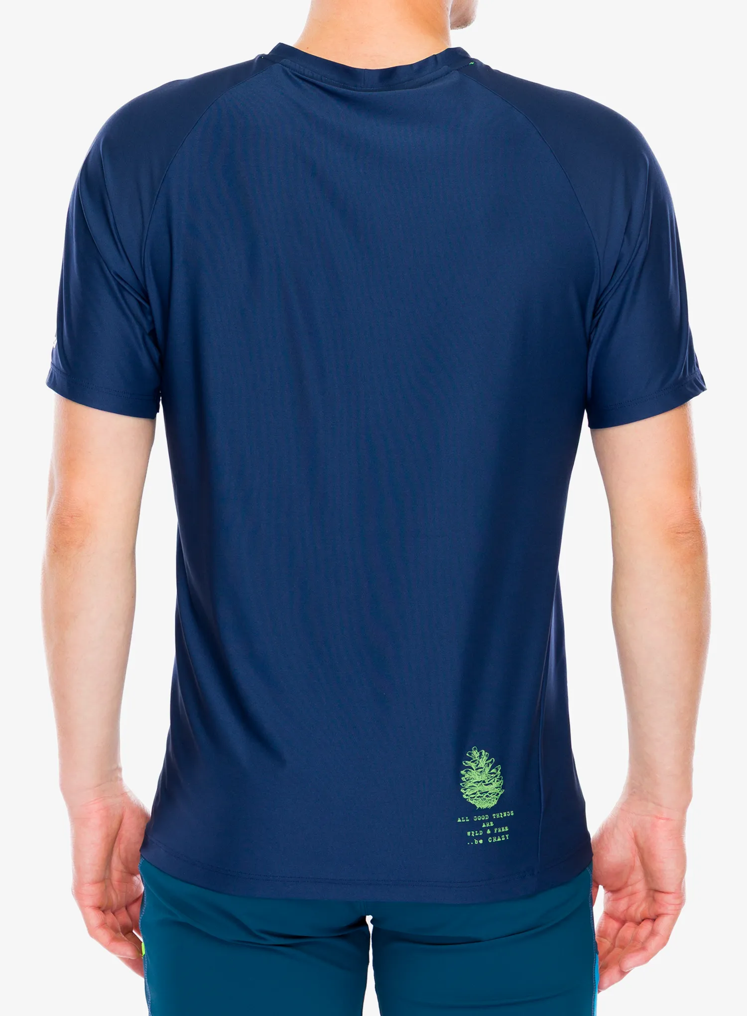 Športna majica Crazy Shirt Logo - zenith/blue