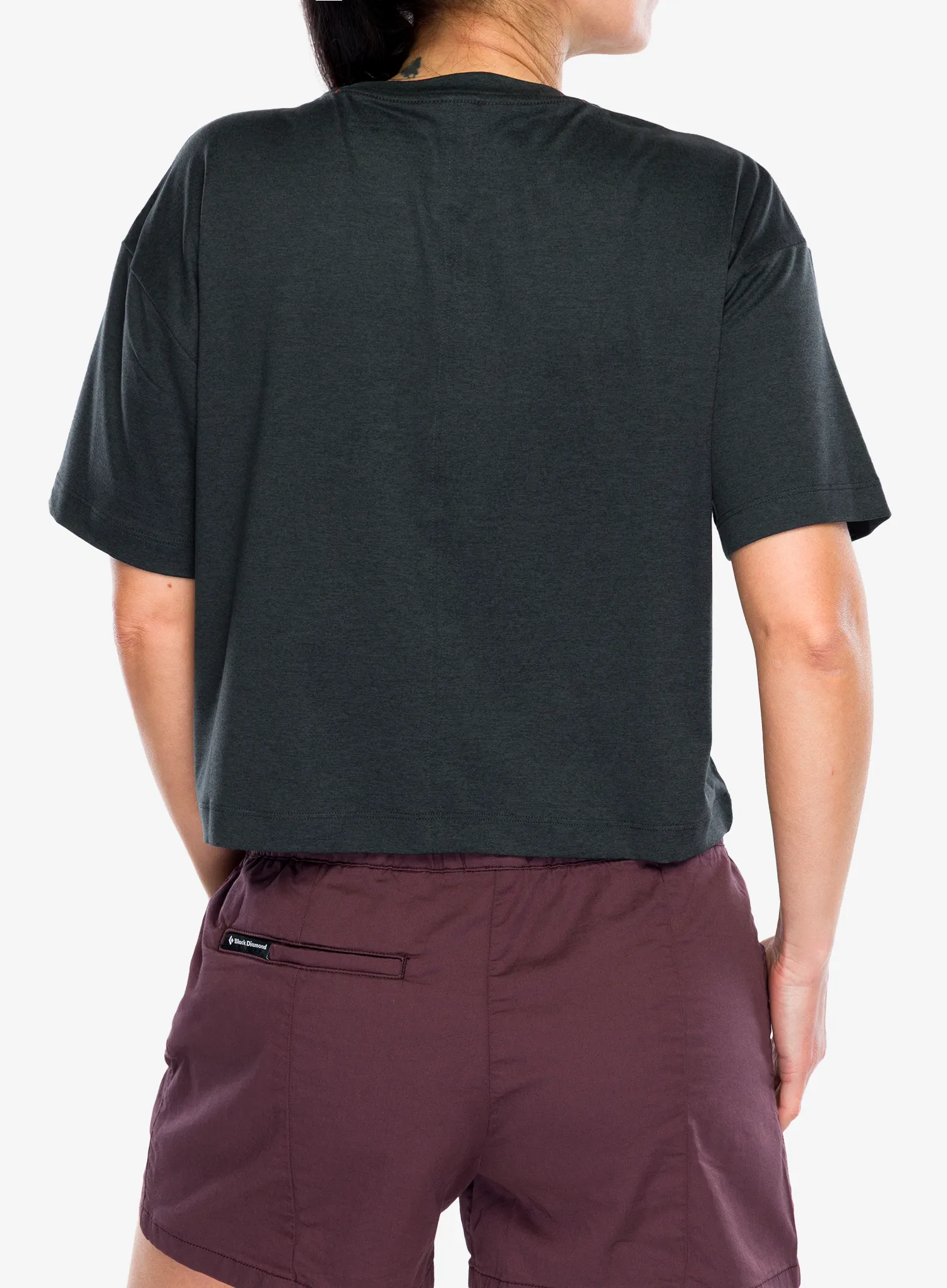 Ženska športna majica Black Diamond Circuit SS Tee - black/black