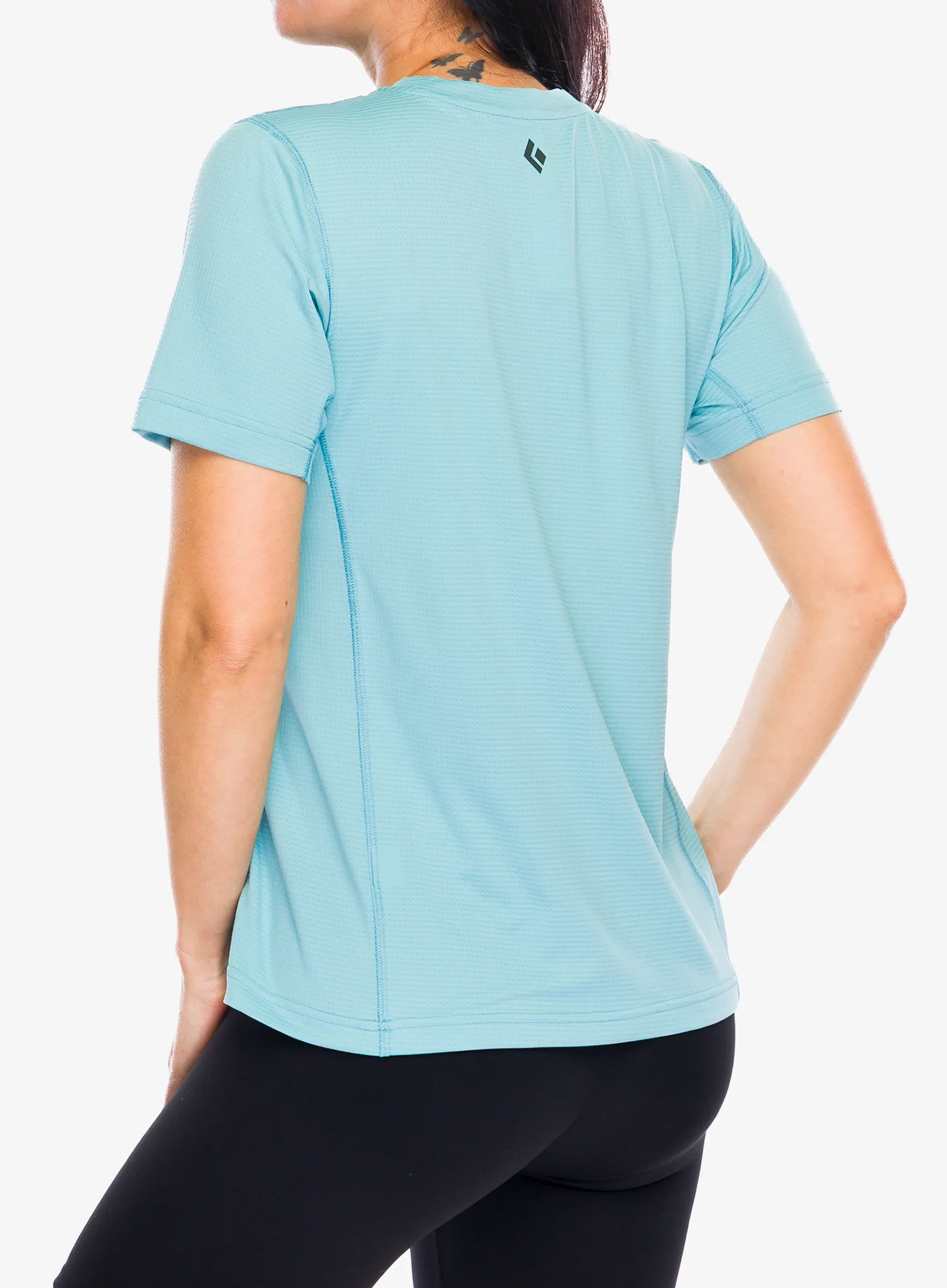 Ženska športna majica Black Diamond Distance SS Tech Tee - glacier/glacier