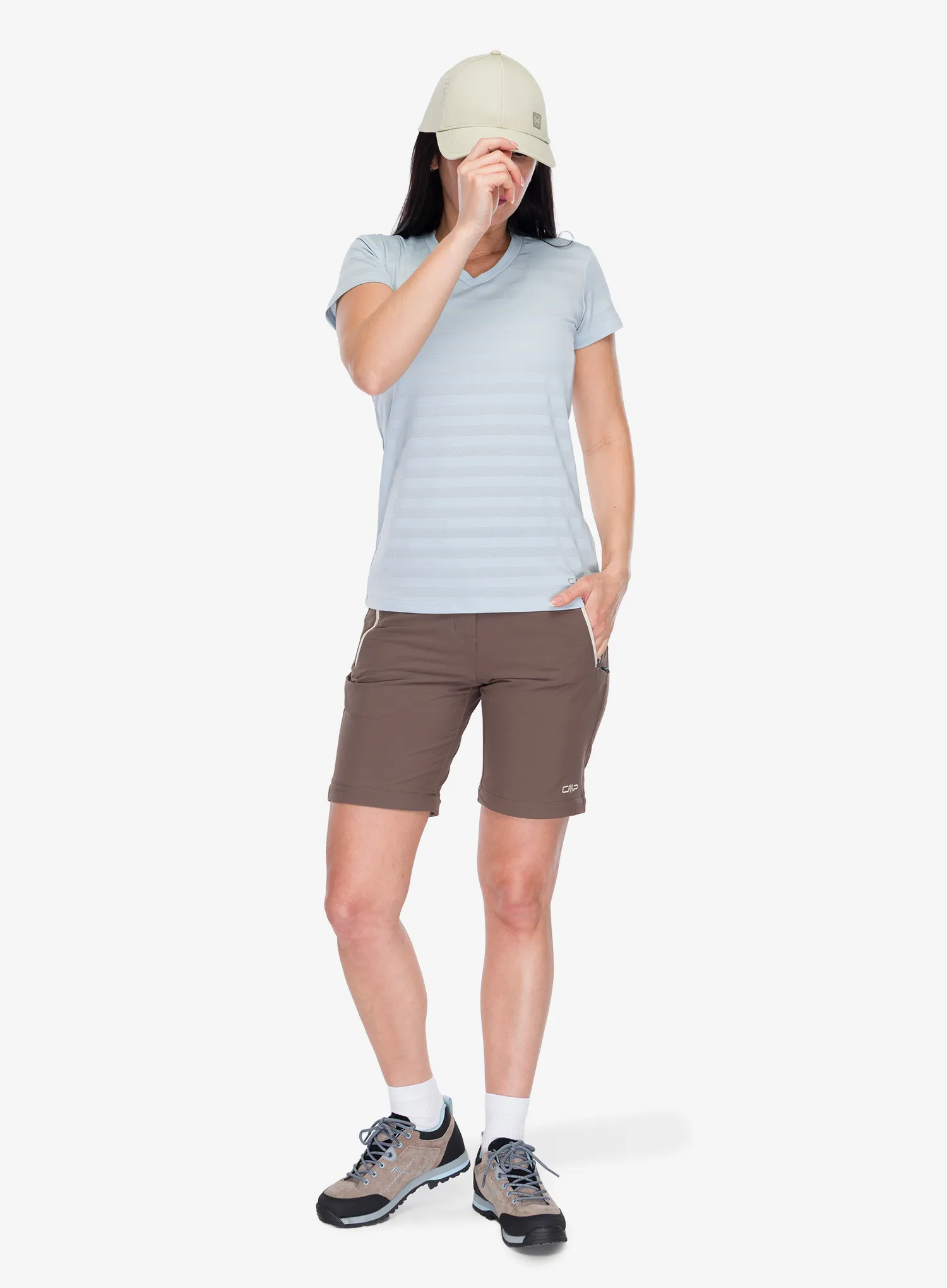 Ženska športna majica CMP Velora T-Shirt - sky blue